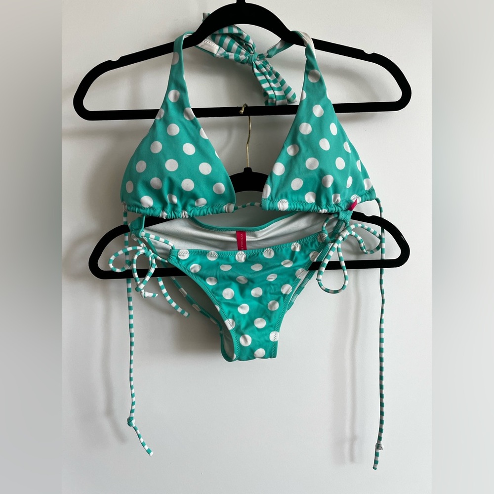 Sea Green Polka Dot VS Bikini